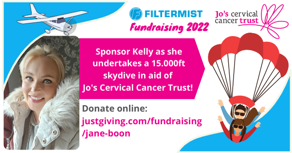 Kelly's fundraising set to fly for Jo’s Cervial Cancer Trust